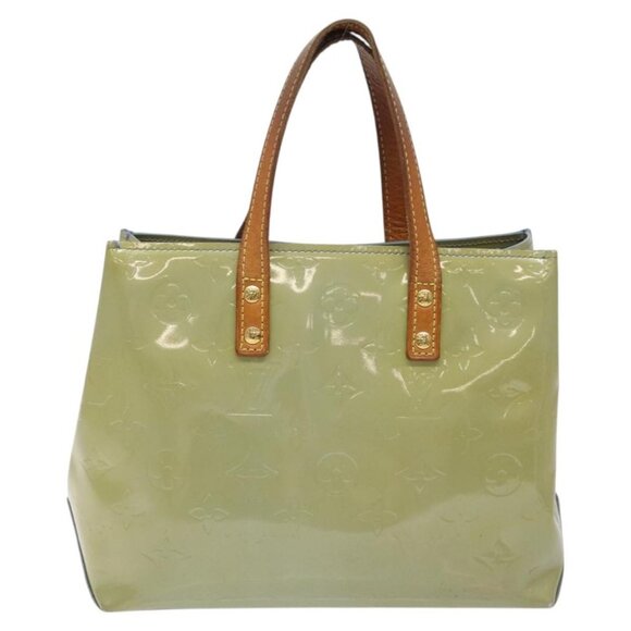 LOUIS VUITTON Monogram Vernis Reade PM Hand Bag Baby Blue LV Auth 118839 - Picture 3 of 16